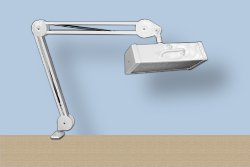 польский производитель лампы с лупой лупы с подсветкой освещающие место работы UV